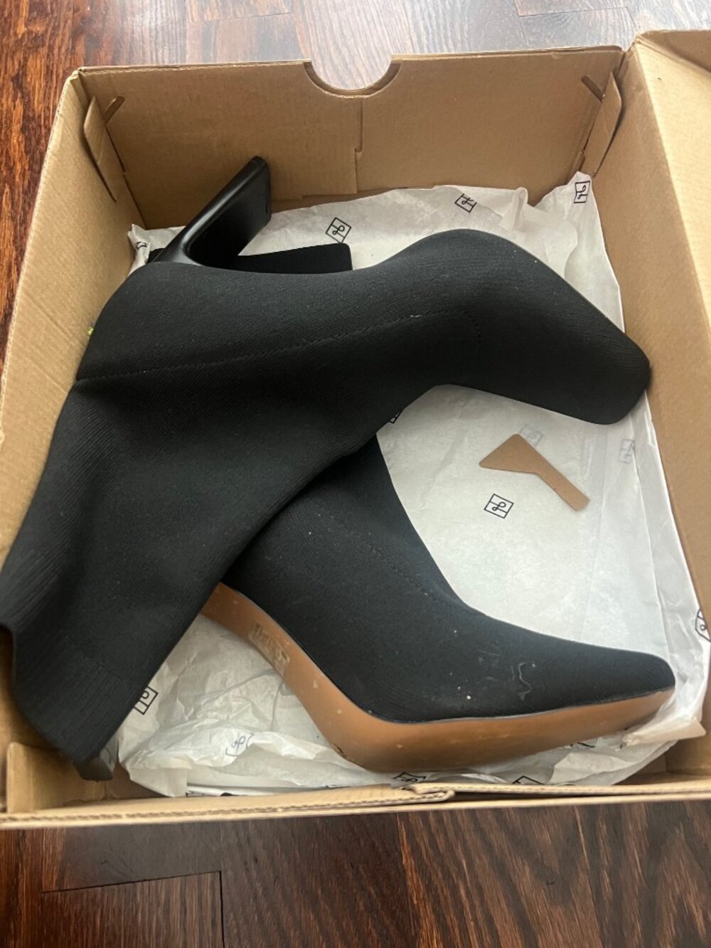 Call It Spring Black Ankle Boots – Size 11